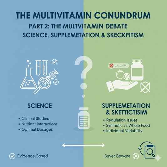 Blog Series: The Multivitamin Conundrum 💊 Part 2: The Multivitamin Debate: Science, Supplementation, and Skepticism
