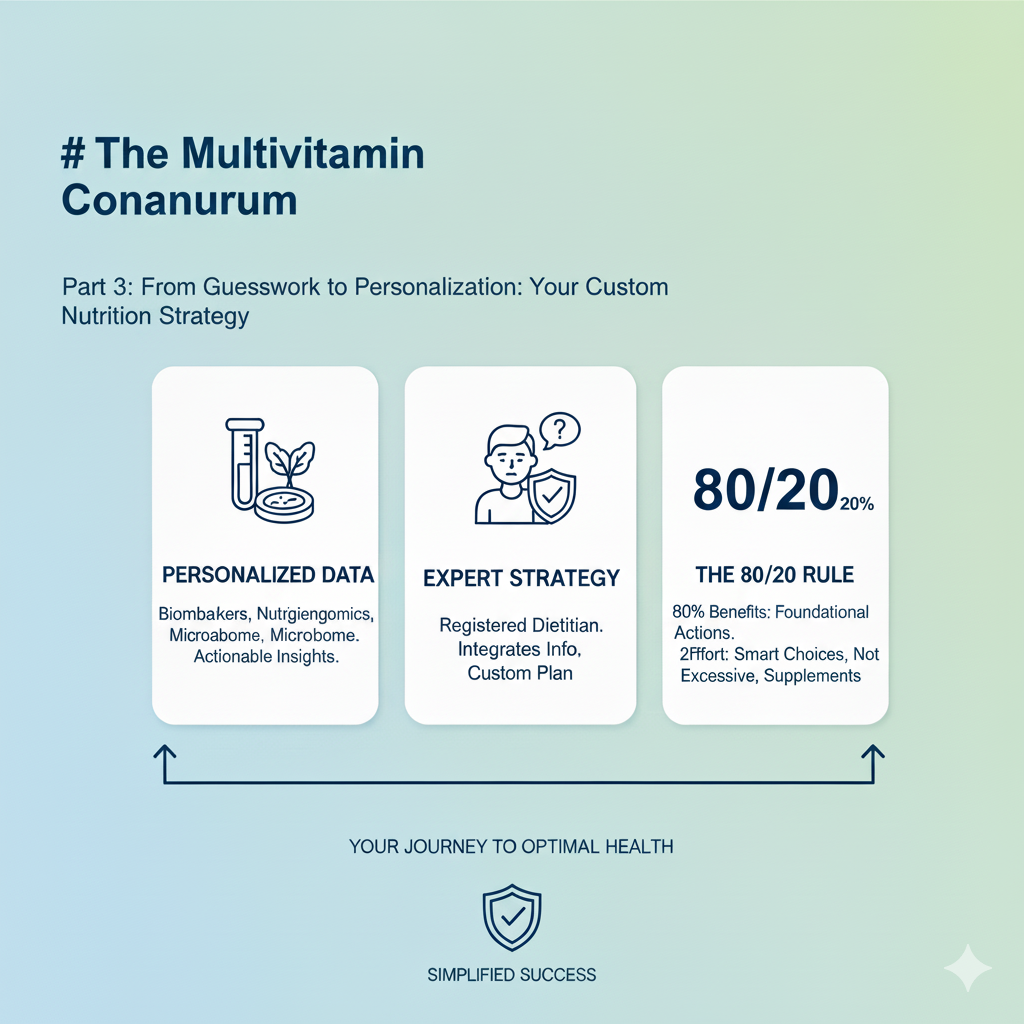 Blog Series: Part 3: From Guesswork to Personalization: Your Custom Nutrition Strategy + Series Conclusion: The 80/20 Rule for Nutritional Success