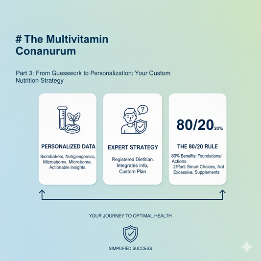 Blog Series: Part 3: From Guesswork to Personalization: Your Custom Nutrition Strategy + Series Conclusion: The 80/20 Rule for Nutritional Success
