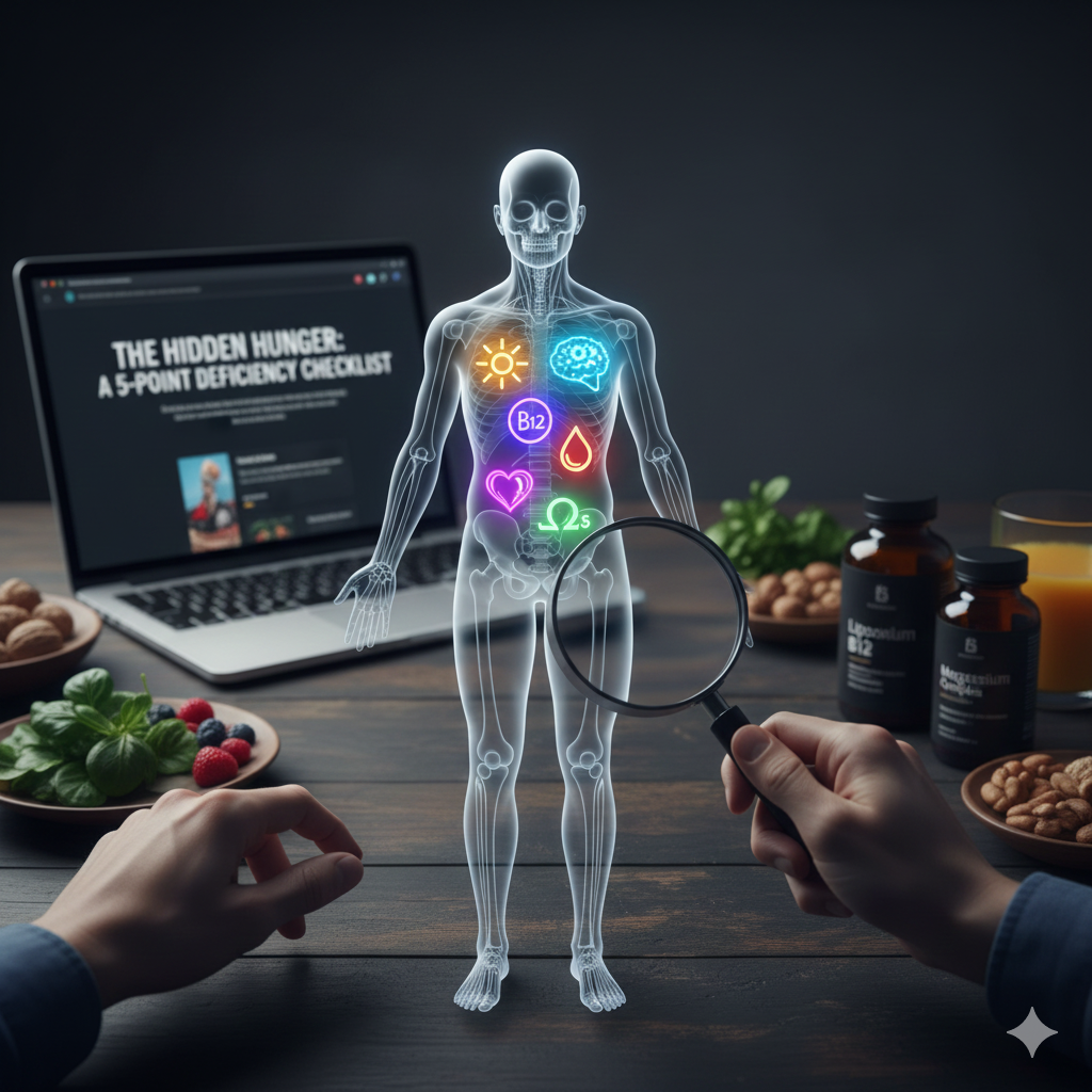 Uncovering the Hidden Hunger: A Short Checklist on The Top 5 Nutrient Deficiencies in North America