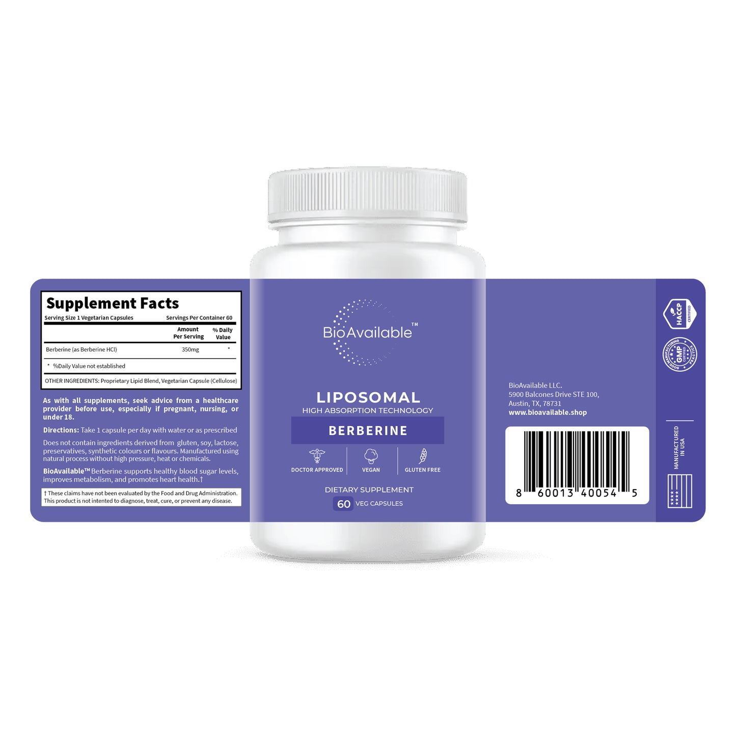 BioAvailable™ Liposomal Berberine