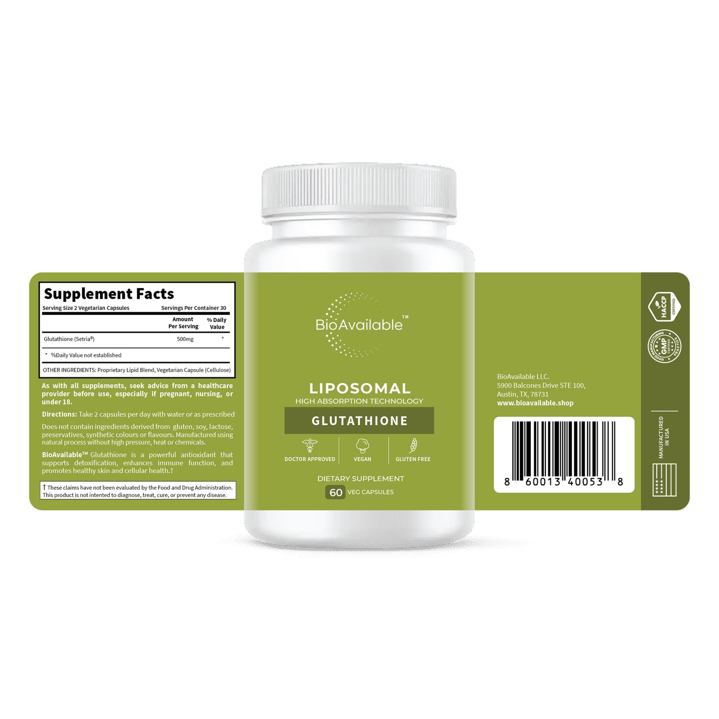 BioAvailable™ Liposomal Glutathione