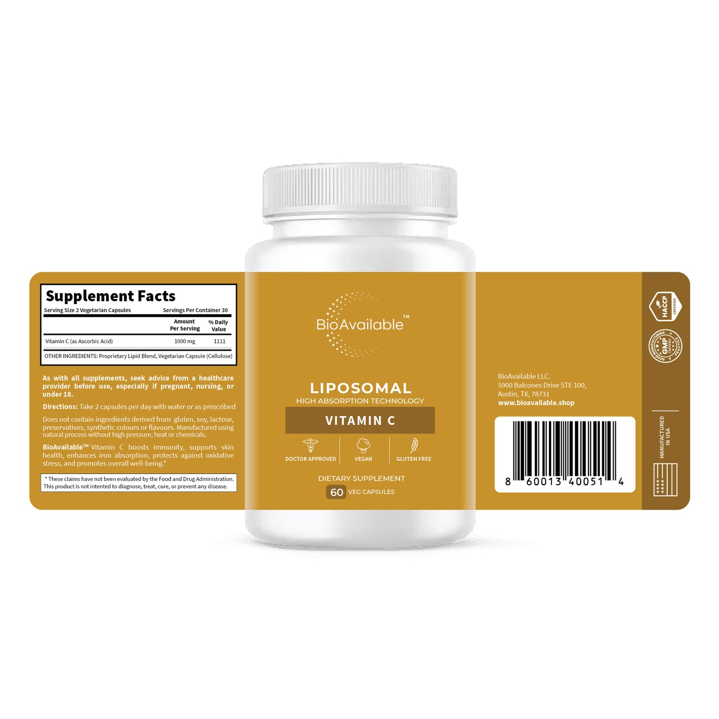 BioAvailable™ Liposomal Vitamin C